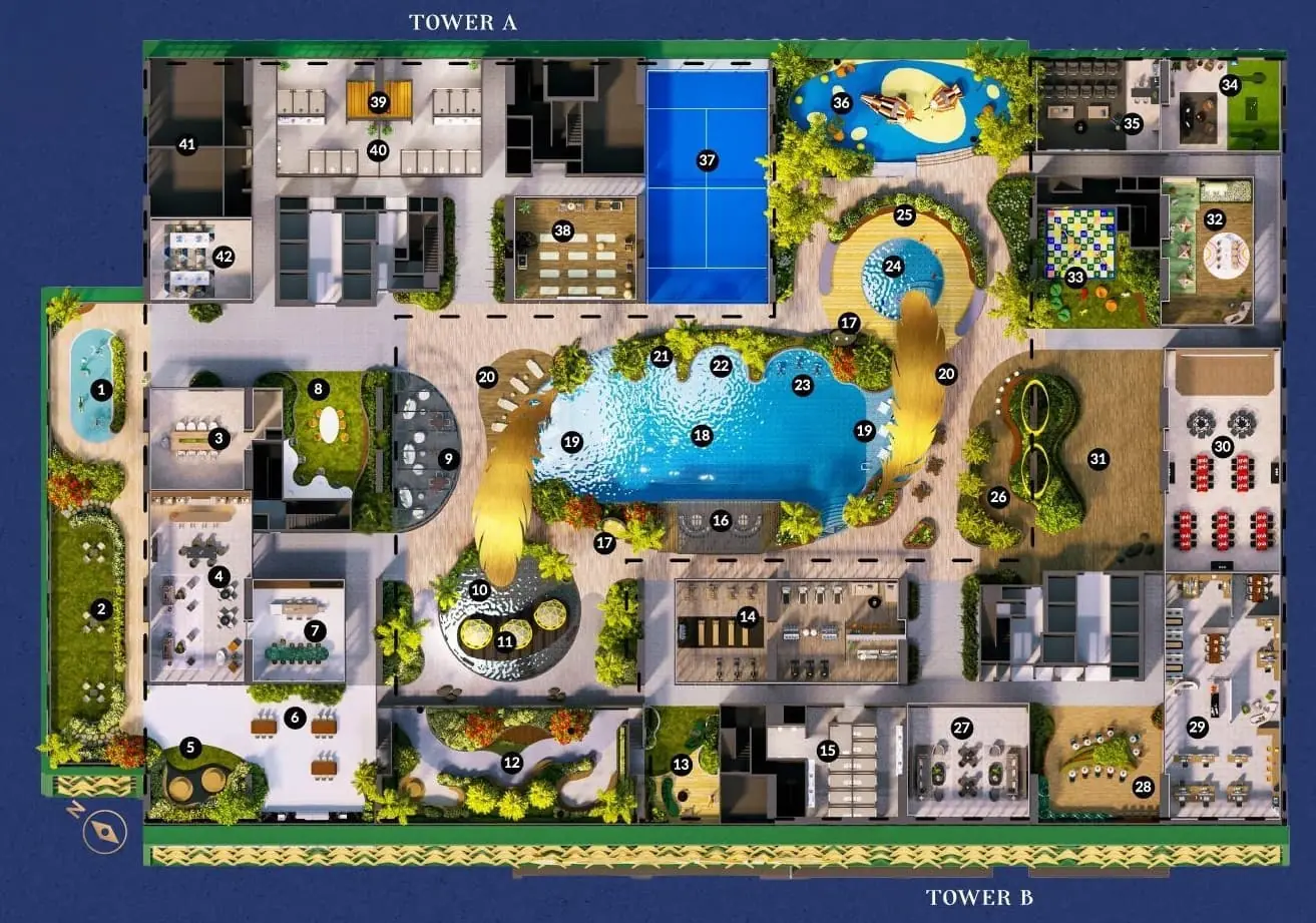 The Iconic by PGB Level 11 facilities plan